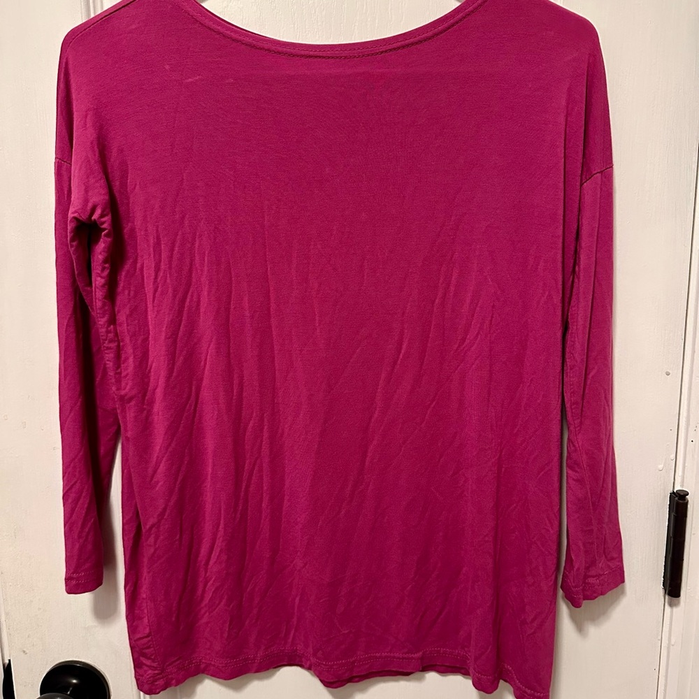 Piko Girl Fuchsia Blouse — so soft & comfy!!